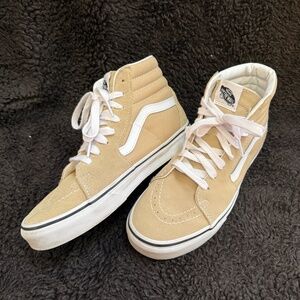 Vans High Top Sk8, Tan / Beige Color
